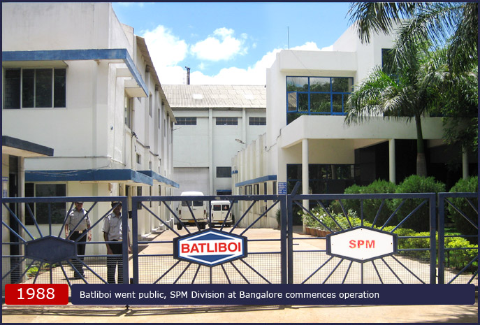 Batliboi went public, SPM Division at Bangalore commences operation